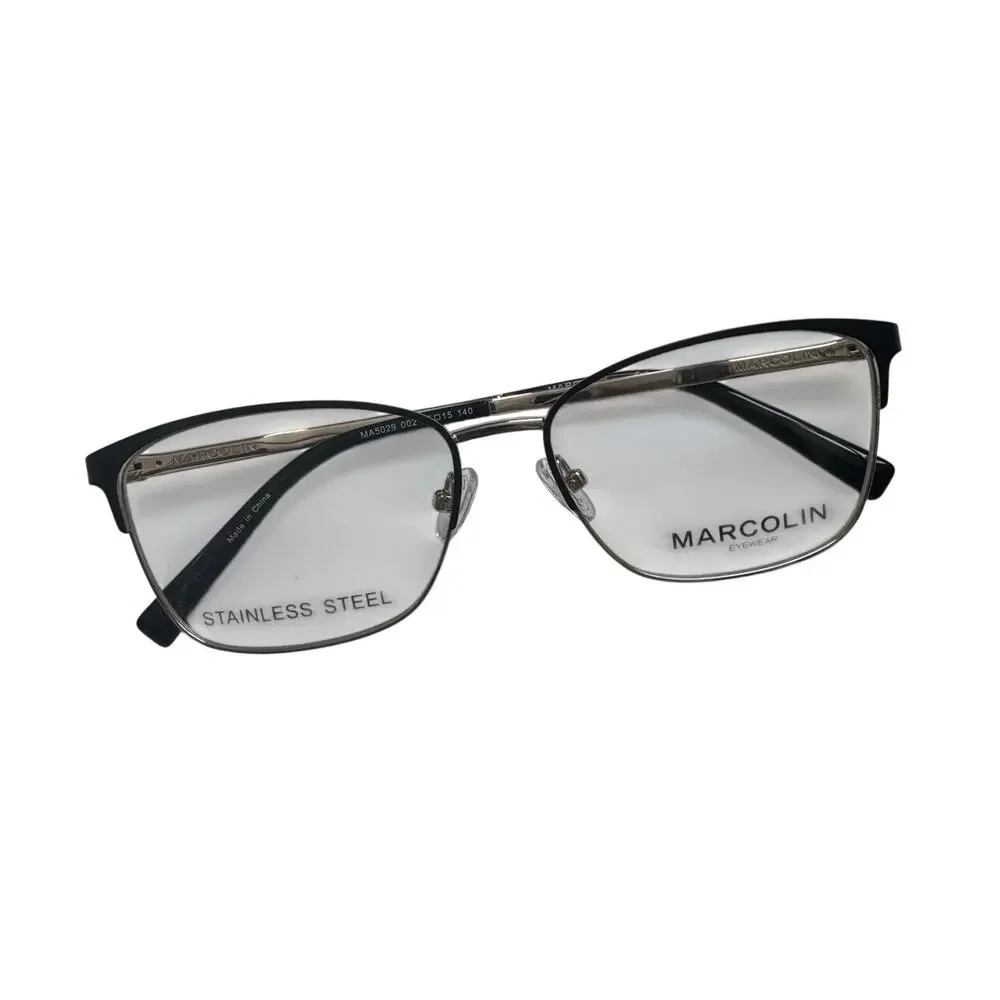NEW Marcolin 5029 Steel black and gold Frame